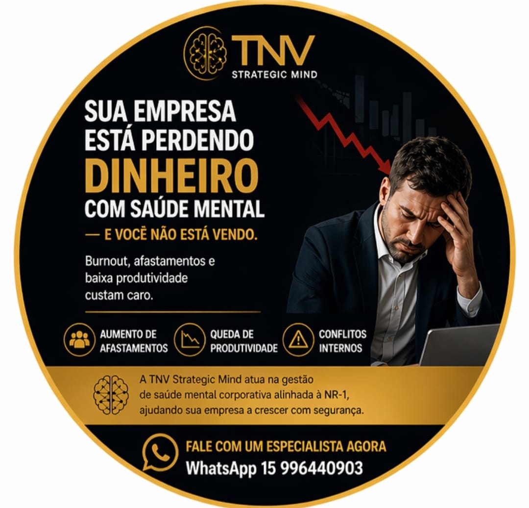 Sua empresa está perdendo dinheiro com saúde mental — TNV Strategic Mind