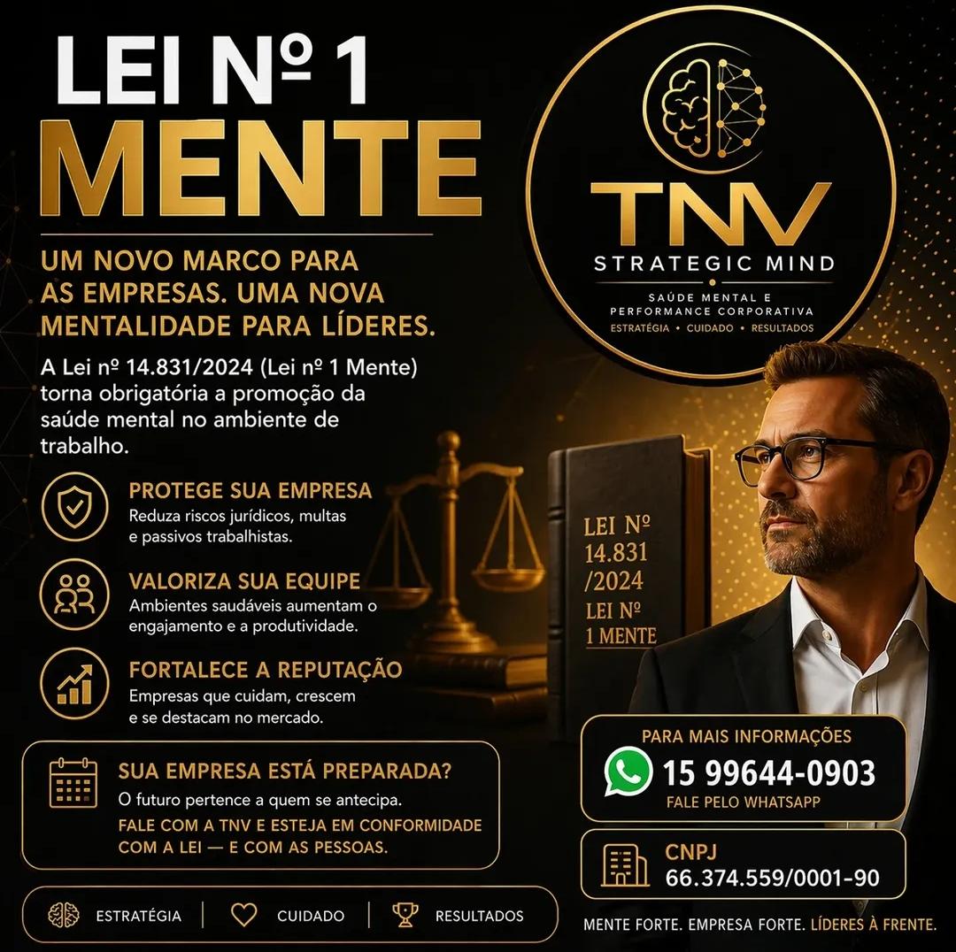Lei nº 1 Mente — um novo marco para as empresas | TNV Strategic Mind